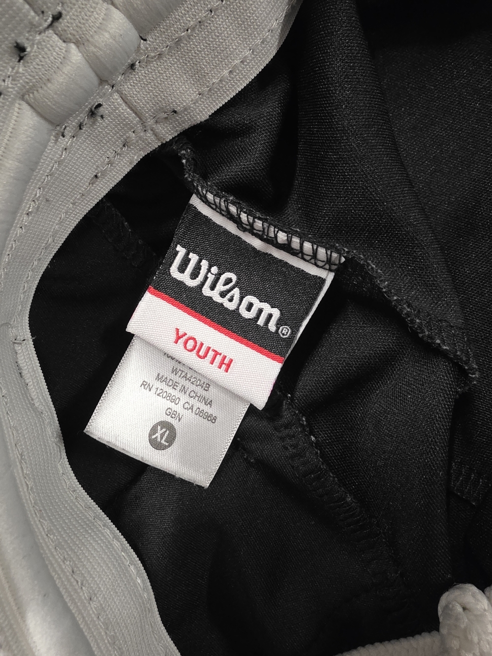 Wilson Youth XL Baseball Pants Solid Black